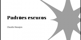 Padrões escuros